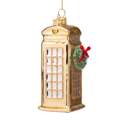 Kerstornament - Vondels Britse telefooncel