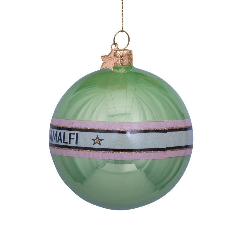 Kerstornament - Vondels Kerstbal Amalfi groen - JungleHome