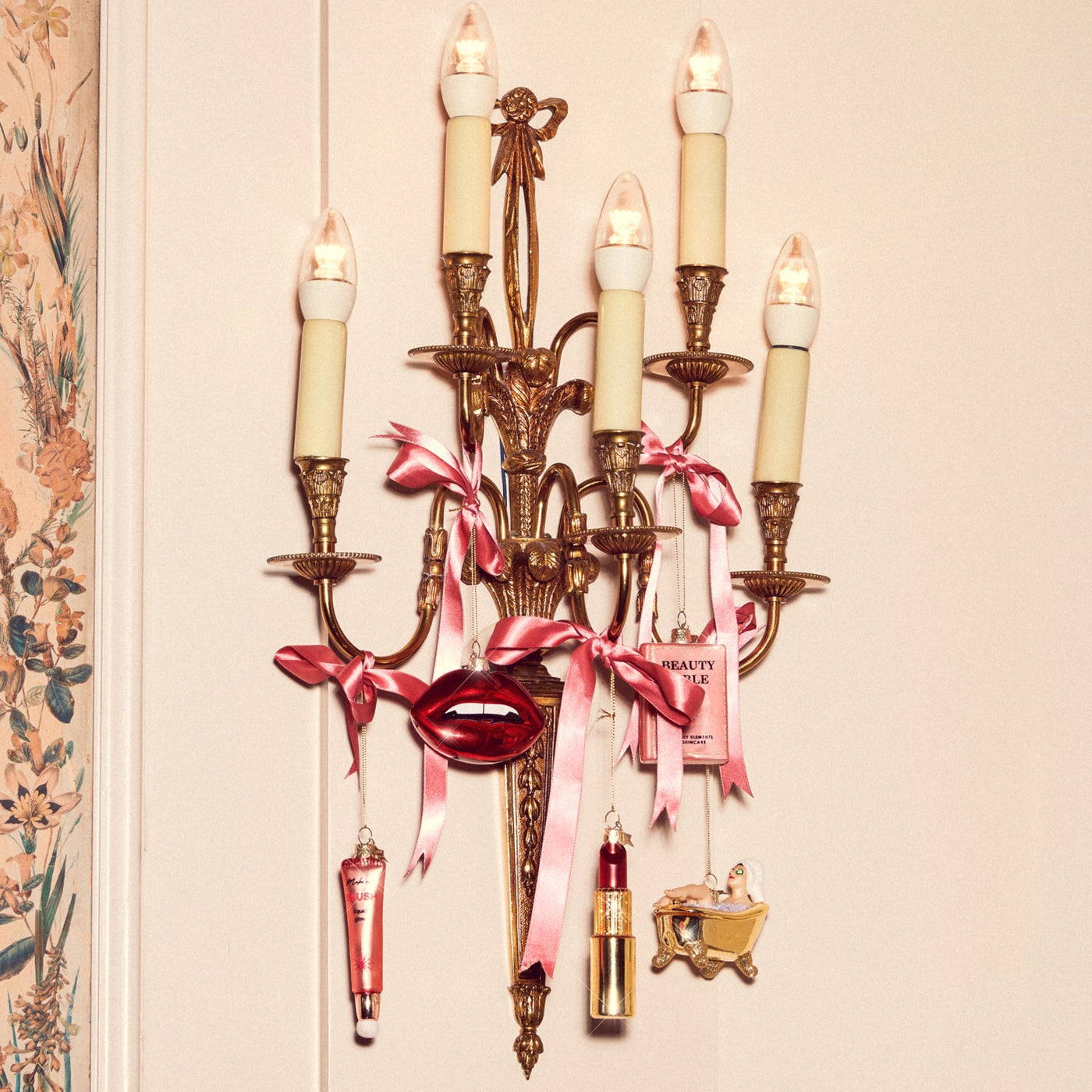 Kerstornament - Vondels Woman in Shiny Gold Bath