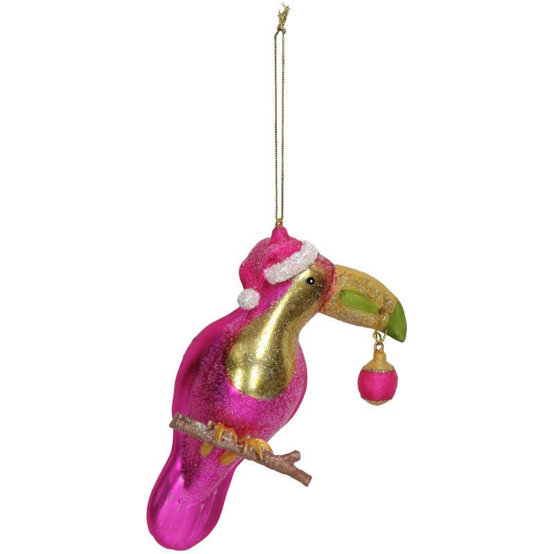 Kerst decoratie hanger - Roze Toekan - JungleHome