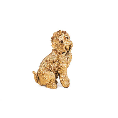 Ornament - Labradoodle Dog goudkleurig